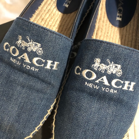 coach denim shoes